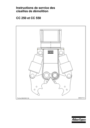 Бетонотрошачки Atlas Copco CC 550