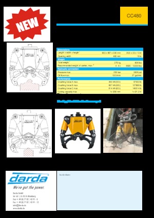 Бетонотрошачки Darda CC480