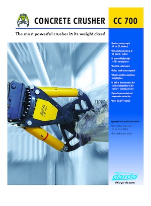 Бетонотрошачки Darda CC700