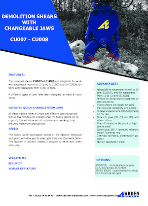 Бетонотрошачки Arden CU007