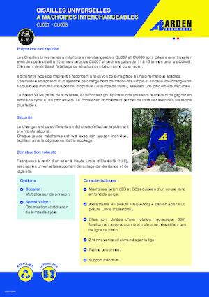 Бетонотрошачки Arden CU007