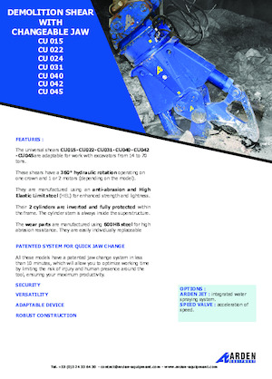 Бетонотрошачки Arden CU015