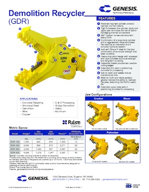 Бетонотрошачки Genesis GDR 300