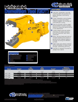 Бетонотрошачки Genesis GDT 190 