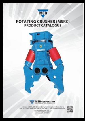 Бетонотрошачки MSB MSRC3000