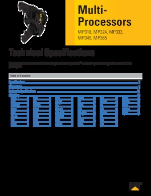 Мулти-процесори Caterpillar MP324