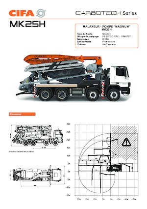 Камиони Бетон-помпи CIFA MK25H