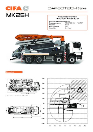 Камиони Бетон-помпи CIFA MK25H