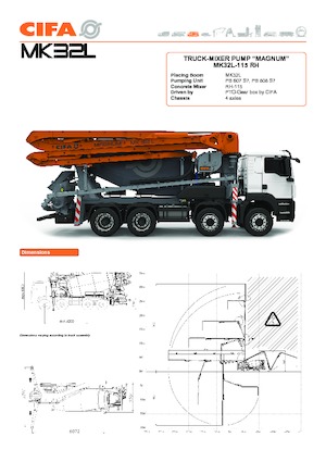 Камиони Бетон-помпи CIFA MK32L