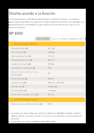 Бетонопулверизатори Epiroc BP 1650