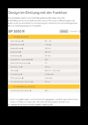 Бетонопулверизатори Epiroc BP 1650 R