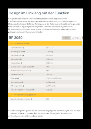Бетонопулверизатори Epiroc BP 2050