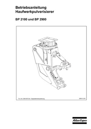 Бетонопулверизатори Atlas Copco BP 2900