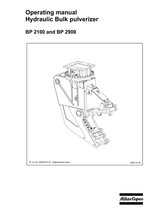 Бетонопулверизатори Atlas Copco BP 2900
