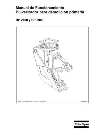 Бетонопулверизатори Atlas Copco BP 2900