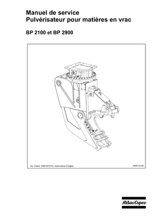 Бетонопулверизатори Atlas Copco BP 2900