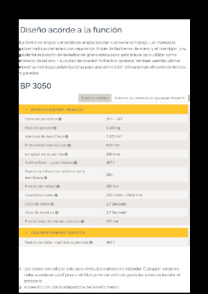 Бетонопулверизатори Epiroc BP 3050