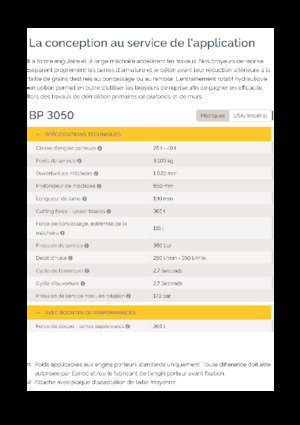 Бетонопулверизатори Epiroc BP 3050