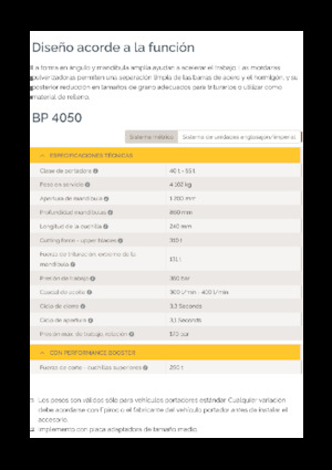 Бетонопулверизатори Epiroc BP 4050