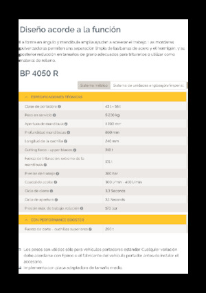 Бетонопулверизатори Epiroc BP 4050 R