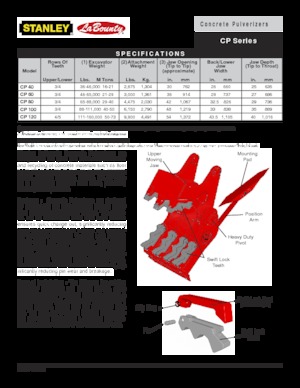 Бетонопулверизатори LaBounty CP 80