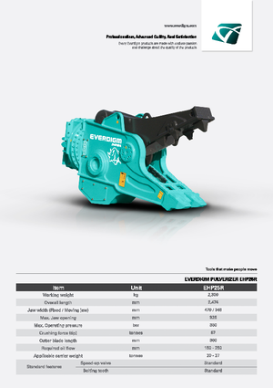Бетонопулверизатори Everdigm EHP25R 
