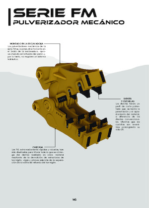 Бетонопулверизатори OSA Demolition Equipment FM 25