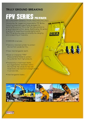 Бетонопулверизатори OSA Demolition Equipment FPV 6 