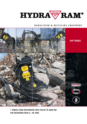 Бетонопулверизатори Hydra Ram HFP-25V