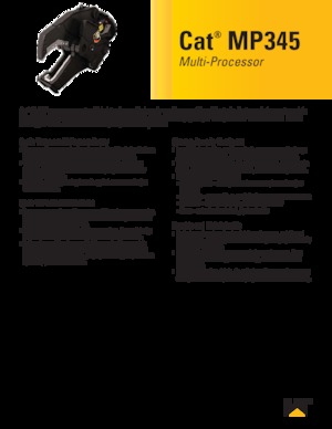 Мулти-процесори Caterpillar MP345P