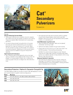 Бетонопулверизатори Caterpillar P225