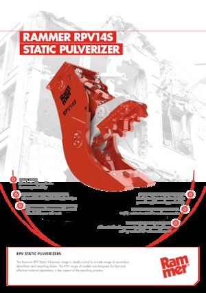 Бетонопулверизатори Rammer RPV14S