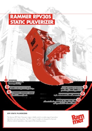 Бетонопулверизатори Rammer RPV30S