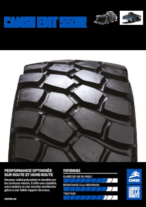 Гуми за строителни машини Camso EMT 553R 600/65R25