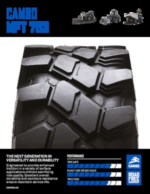 Гуми за строителни машини Camso MPT 753 340/80-18 IND