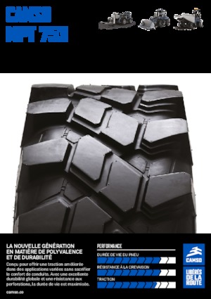 Гуми за строителни машини Camso MPT 753 340/80-18 IND