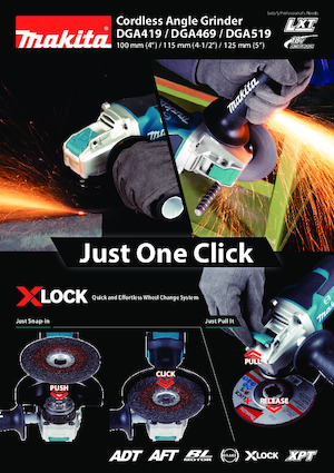 Акумулаторни ъглошлайфи Makita DGA519 