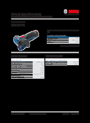 Акумулаторни ъглошлайфи Bosch GWS 12V-76