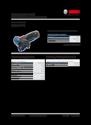 Акумулаторни ъглошлайфи Bosch GWS 12V-76