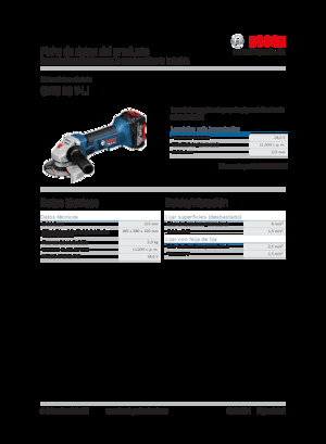 Акумулаторни ъглошлайфи Bosch GWS 18 V-LI