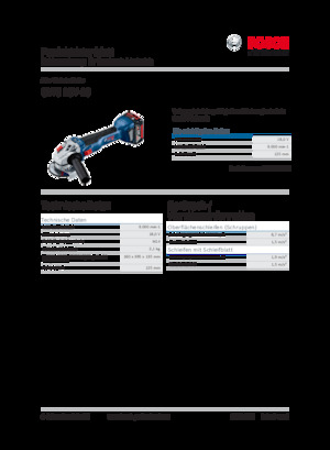 Акумулаторни ъглошлайфи Bosch GWS 18V-10