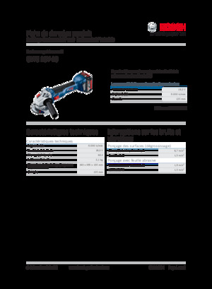 Акумулаторни ъглошлайфи Bosch GWS 18V-10