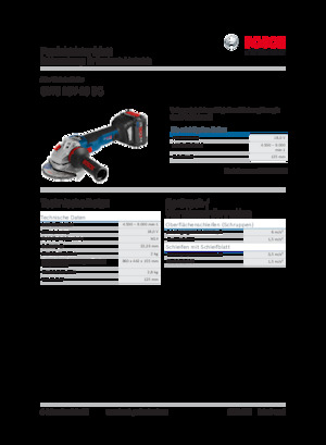 Акумулаторни ъглошлайфи Bosch GWS 18V-10 SC