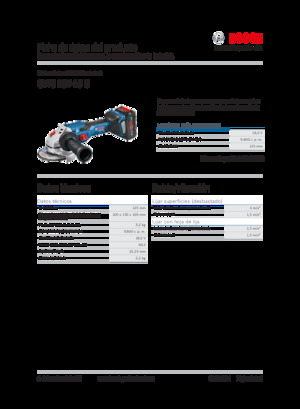 Акумулаторни ъглошлайфи Bosch GWS 18V-15 C