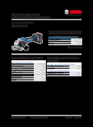 Акумулаторни ъглошлайфи Bosch GWS 18V-15 C