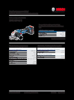 Акумулаторни ъглошлайфи Bosch GWS 18V-15 C