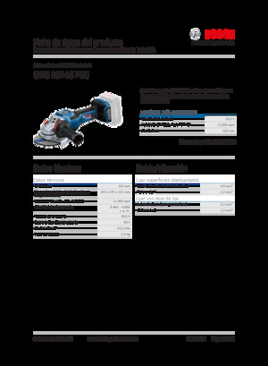 Акумулаторни ъглошлайфи Bosch GWS 18V-15 PSC