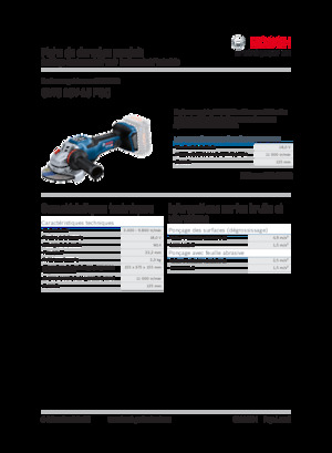 Акумулаторни ъглошлайфи Bosch GWS 18V-15 PSC