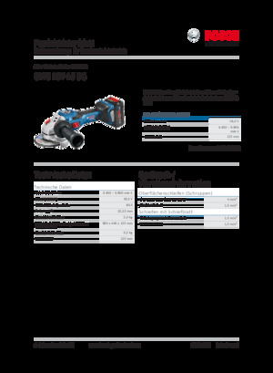 Акумулаторни ъглошлайфи Bosch GWS 18V-15 SC