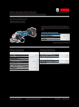 Акумулаторни ъглошлайфи Bosch GWS 18V-15 SC